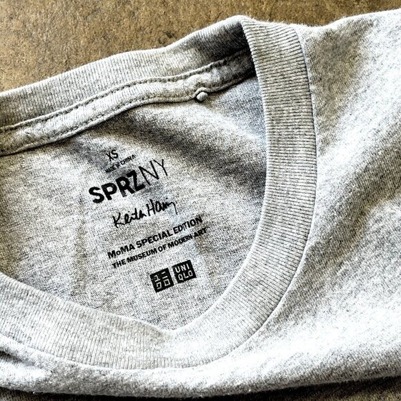 UNIQLO SPRZ NY x Keith Haring XS Radiant Baby MoMA Shortsleeve T-Shirt - Picture 4 of 5